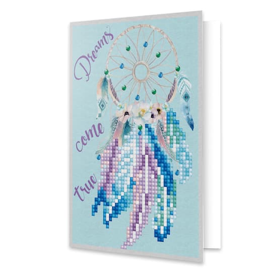Diamond Dotz&#xAE; Dreams Come True Diamond Painting Greeting Card Kit